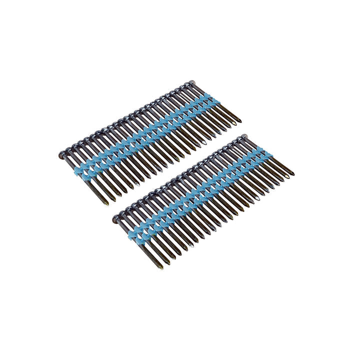 21 Degree .120" x 3" Plastic Collated Bright Smooth Shank Framing Nails (500 Count)