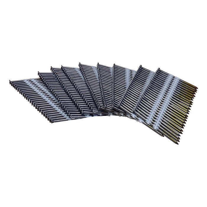 21 Degree .120" x 3" Plastic Collated Bright Smooth Shank Framing Nails (500 Count)