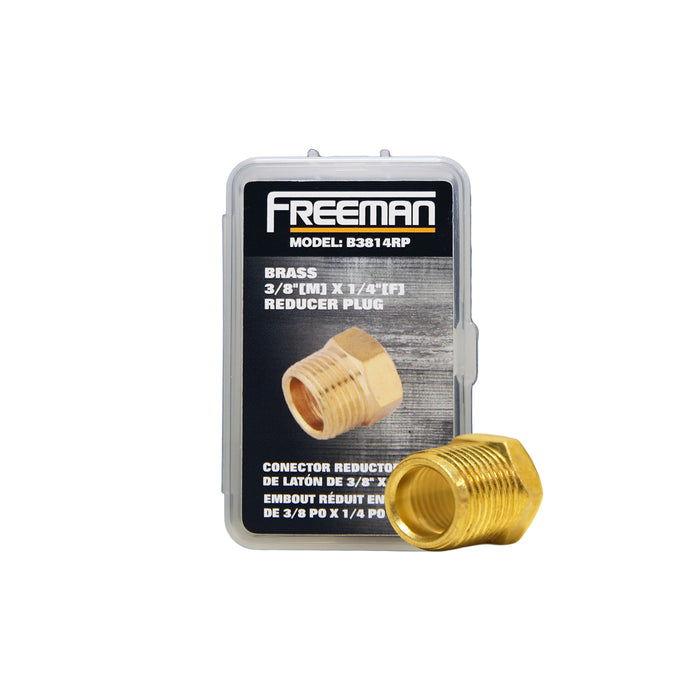 B3814RP 3/8" x 1/4" Brass Reducer Plug