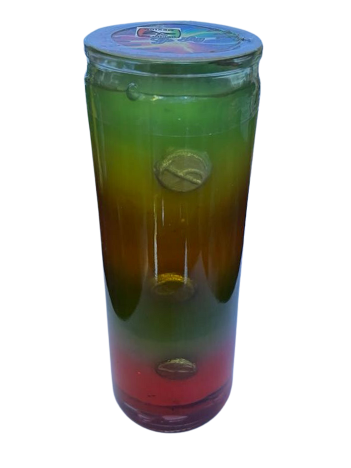 7 African Powers Candle: Harness the Strength of Spiritual Forces ( 7 Potencias Africanas )