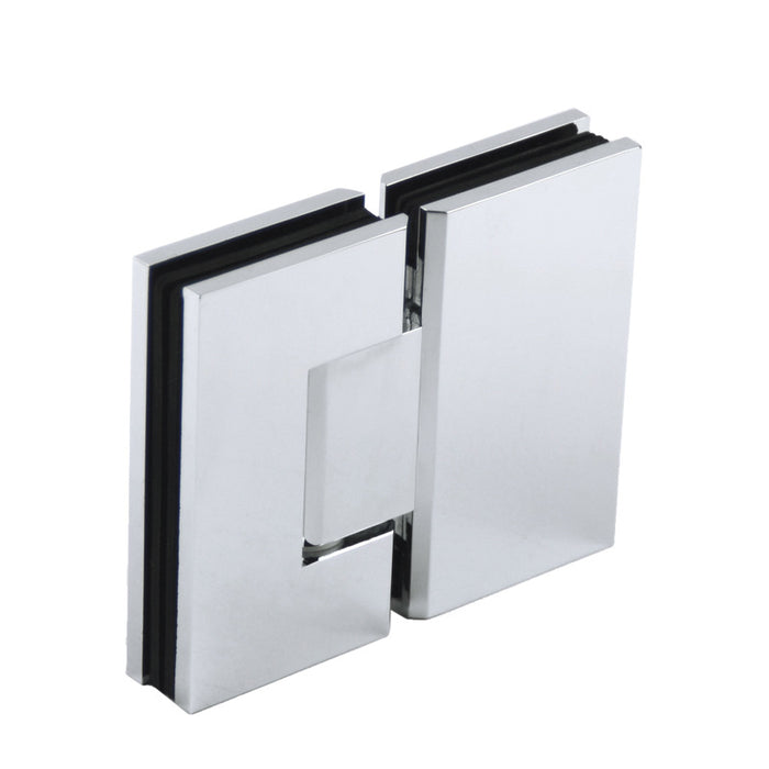 Adjustable Heavy duty 180° Glass to Glass Hinges Square Edged | TR626