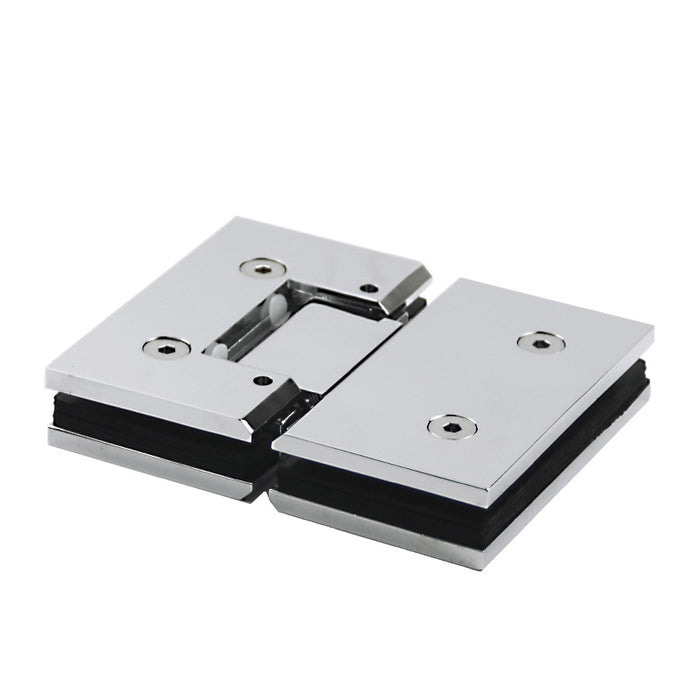 Adjustable Heavy duty 180° Glass to Glass Hinges Square Edged | TR626