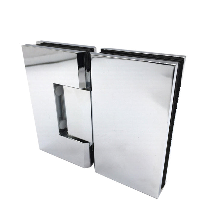 Adjustable Heavy duty 180° Glass to Glass Hinges Square Edged | TR626