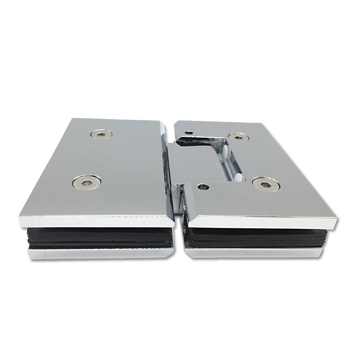 Adjustable Heavy duty 180° Glass to Glass Hinges Square Edged | TR626