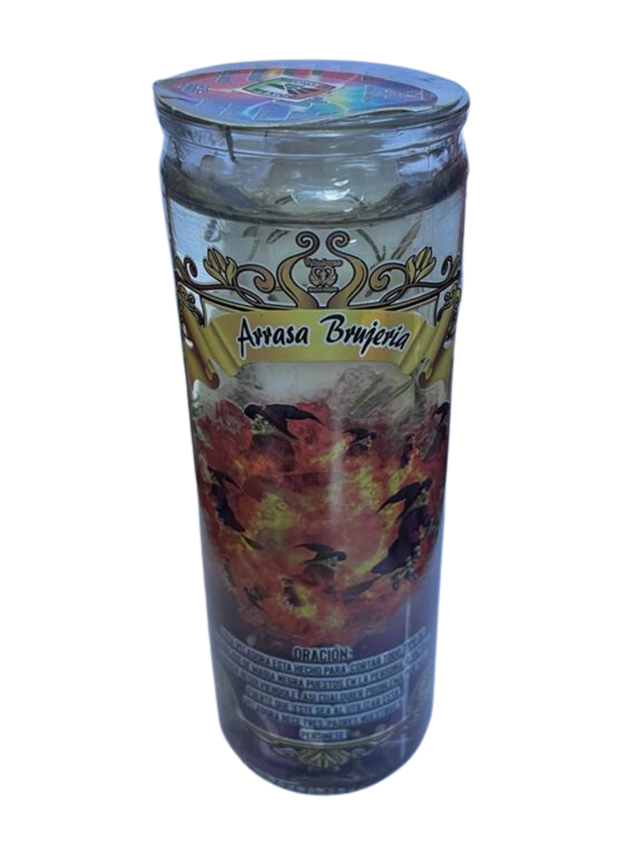Arrasa Brujería Candle: Dispelling Dark Energies ( Spell Breaker )