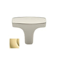 Baldwin 4970 Palm Springs Cabinet Knob in Polished Brass