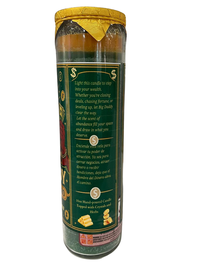 Big Daddy ( Hombre del Dinero ) – Wealth Attraction & Bold Prosperity Candle