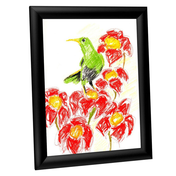 Black Kids' Arts SnapeZo® snap frame poster size 8.5X11 - 1 inch profile