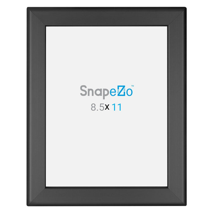 Black Kids' Arts SnapeZo® snap frame poster size 8.5X11 - 1.25 inch profile