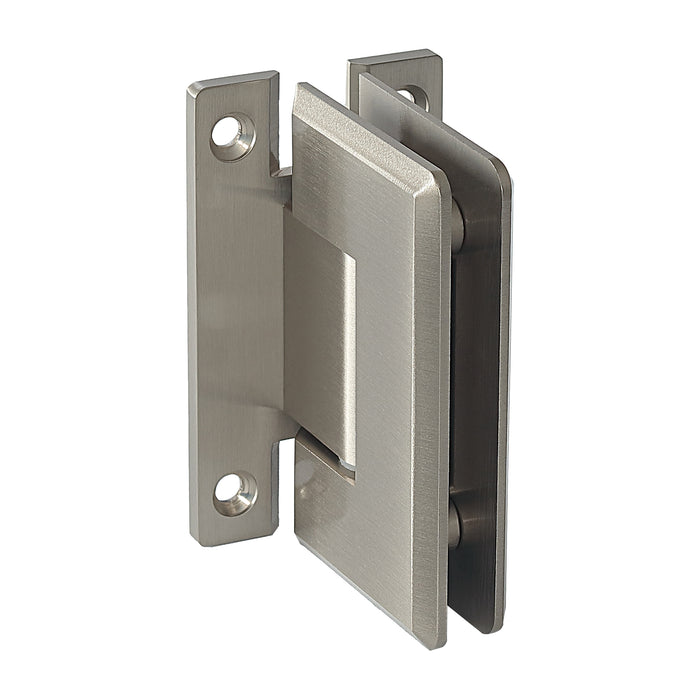 Brushed Nickel Wall Mount with “H” Backplate Beveled Series Hinge | TR503
