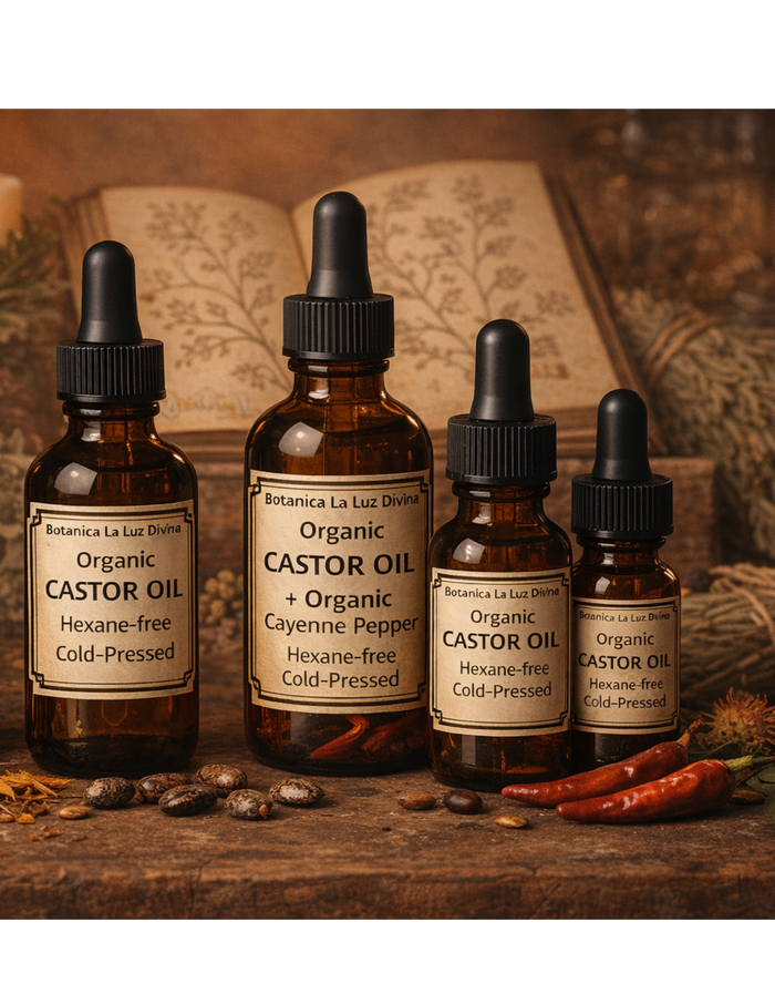 Castor Oil | 100% Pure, Organic, Hexane-free, Cold Pressed Castor Oil