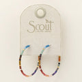 Chromacolor Miyuki Small Hoop - Desert Multi/Silver