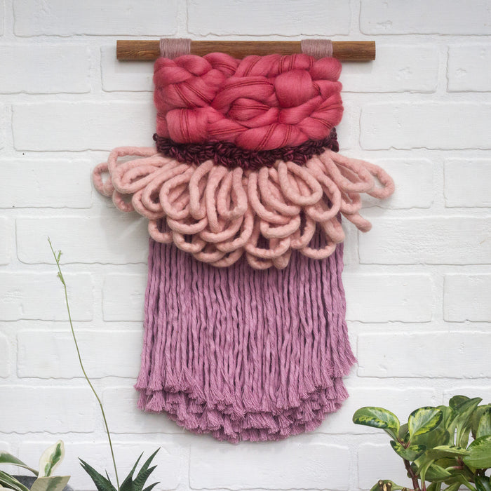 CLOUD 10 COLLECTION: All Pink Cloud | Woven Wall Hanging