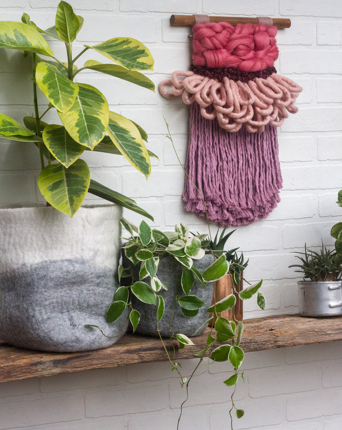 CLOUD 10 COLLECTION: All Pink Cloud | Woven Wall Hanging