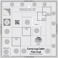 Creative Grids - Skinny 8in Curvy Log Cabin Trim Tool