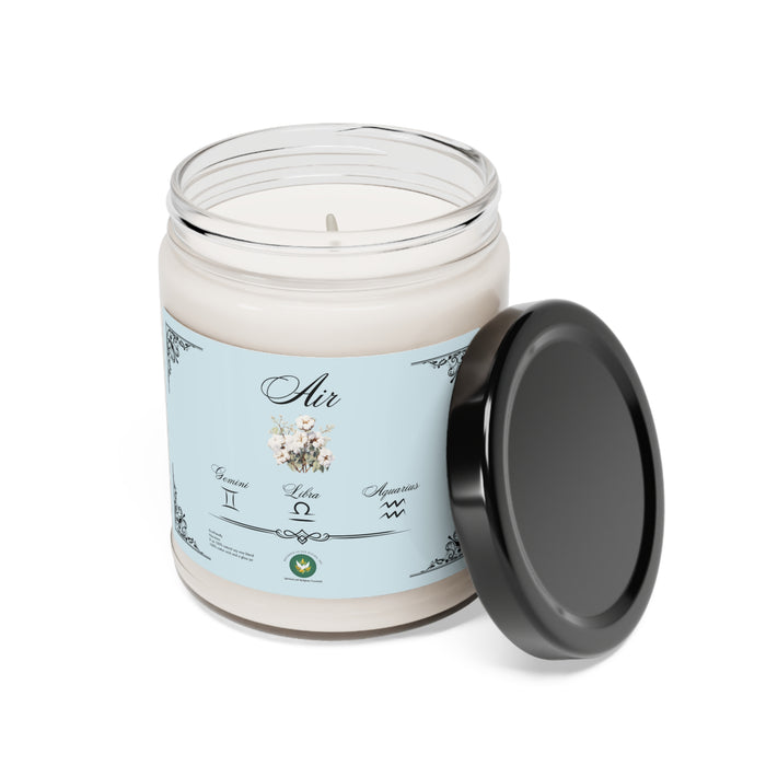 Elemental Zodiac & Spiritual Awakening Candles. Scented Soy Candle, 9oz