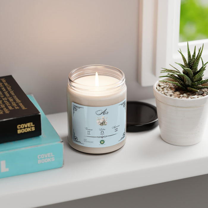 Elemental Zodiac & Spiritual Awakening Candles. Scented Soy Candle, 9oz