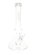 Clear GRAV Empress water pipe, 13-inch beaker-style bong with 6-inch base, 14.5 mm bowl, neck restriction, and 8-cut perc for smooth pulls