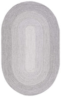 GREY / OVAL / 9' x 12'