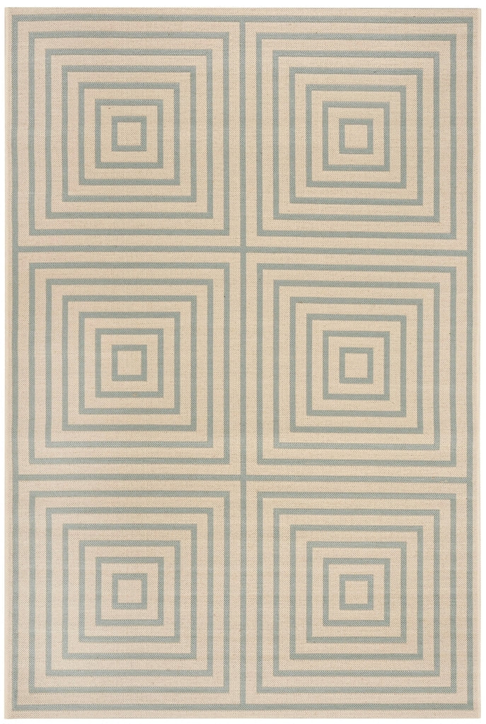 CREAM / AQUA / RECTANGLE / 2'-2" X 4'