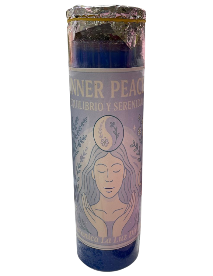 Inner Peace Prepared Candle – Veladora de Equilibrio y Serenidad