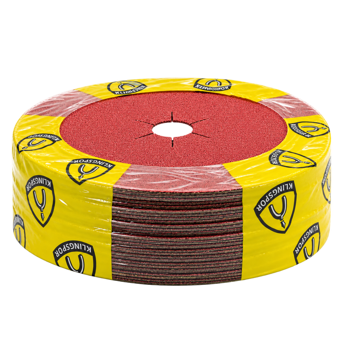 Klingspor FS 964 ACT Ceramic Fibre Discs – 25 Pack