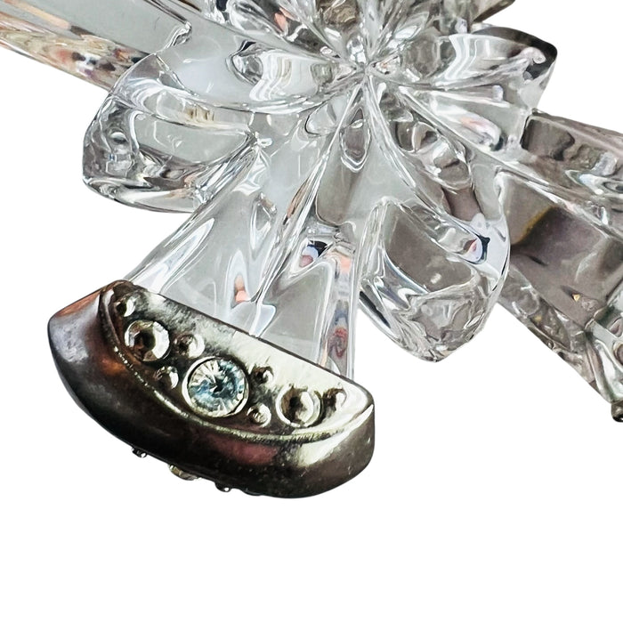 Lenox Diamonds & Pearls Collection Faux Diamonds Crystal Pave Cross