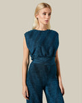 Lurex Blend Striped Top