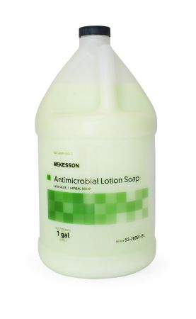 Mckesson Antimicrobial Soap: 1 Count, Green, 1 gallon, Herbal Scent