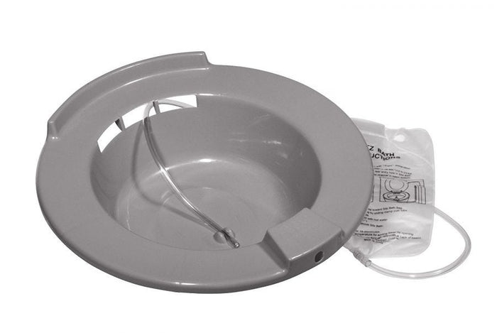 Mckesson Brand McKesson Sitz Bath: Round Graphite Plastic 1 Count 33065668