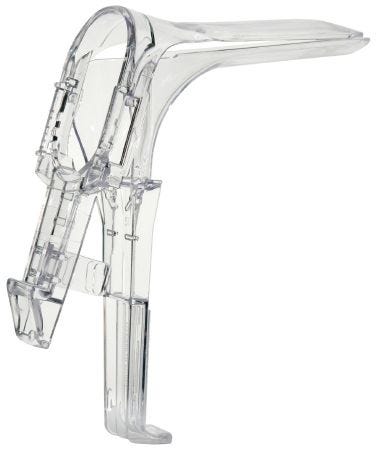 Mckesson Medi-Pak Vaginal Speculum: 10 Count, Clear, Large, 1.33" x 5.33"