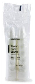 McKesson Plastic Drinking Cup , 5 Ounce, Case of 2000, Translucent