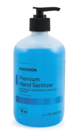Mckesson Premium Hand Sanitizer: 1 Count, 18 oz, Pump Bottle, Summer Rain Scent