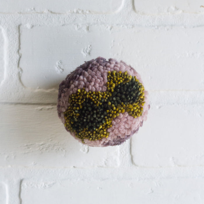 Mini Puff | Greens, Mauve and Purple