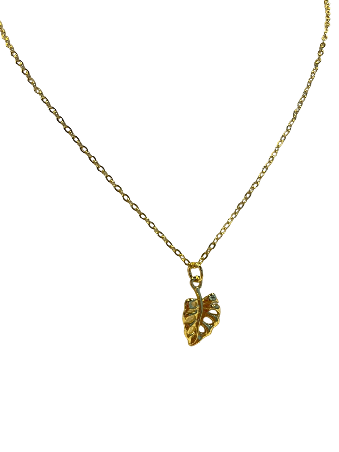 Monstera Necklace