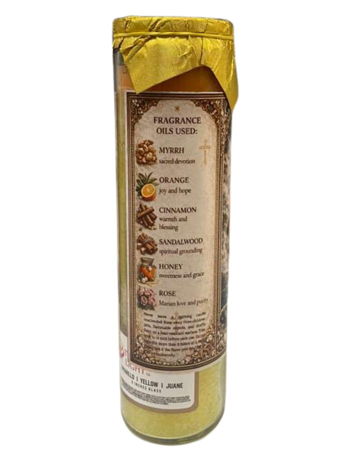 Our Lady of Charity Candle · Virgen de la Caridad del Cobre – Comfort, Protection & Family Blessings