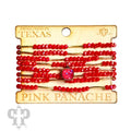 Pink Beaded Bracelet Set