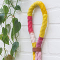 Pink Wrapped Rope Wall Hanging