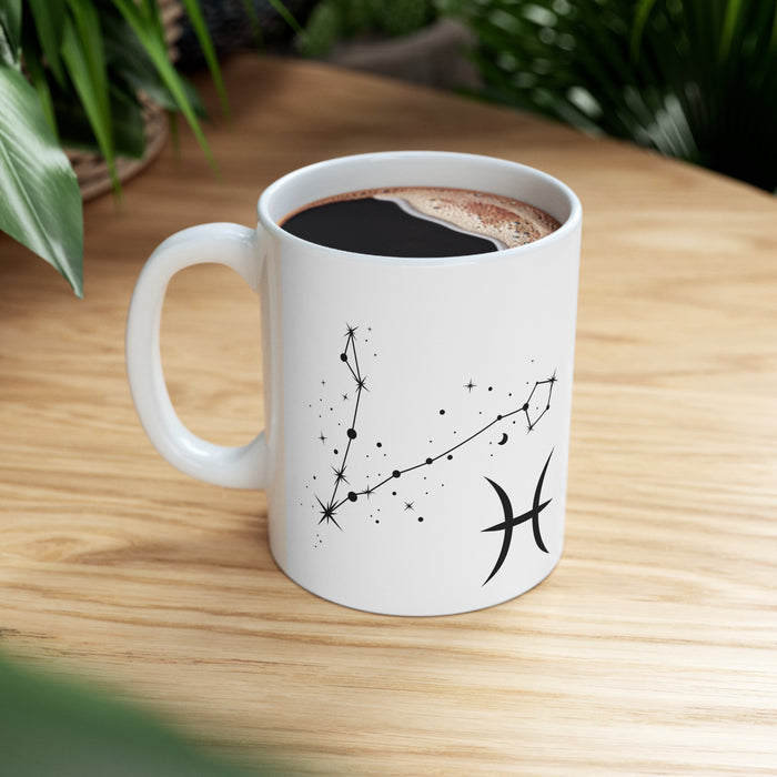 Pisces - The Dreamy Fish Mug. Ceramic Mug 11oz