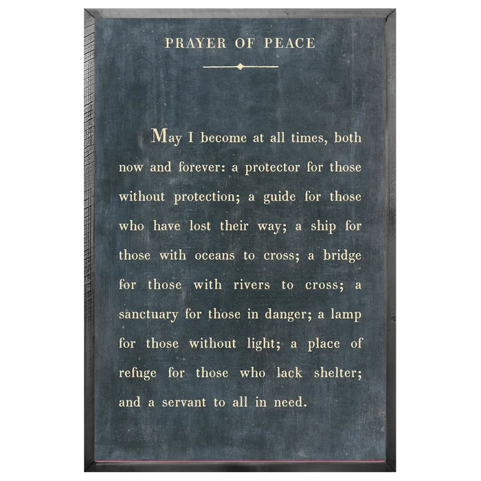 Prayer of Peace - Poetry Collection Art Print