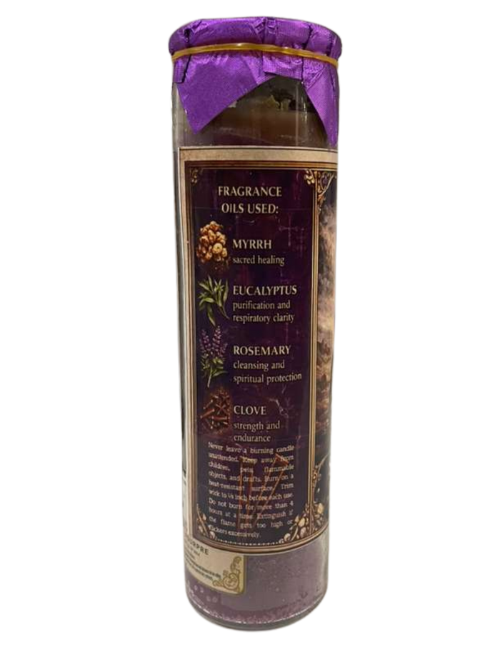 Prepared Saint Lazarus Candle · Veladora Preparada de San Lázaro – Healing, Protection & Urgent Miracles