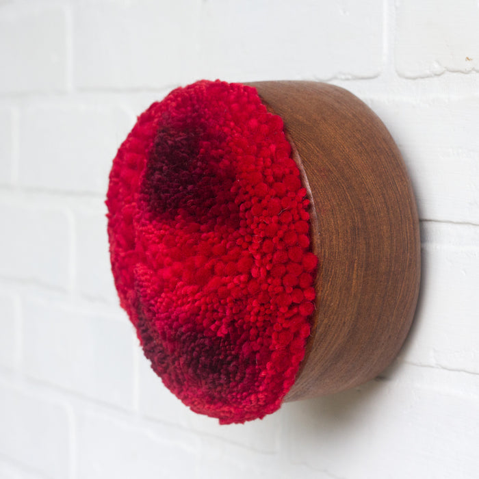 Puff Fiber Sculpture | All Reds
