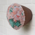 Puff Fiber Sculpture | Pink + Green
