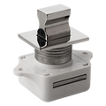 Push Button Latch Square Plastic