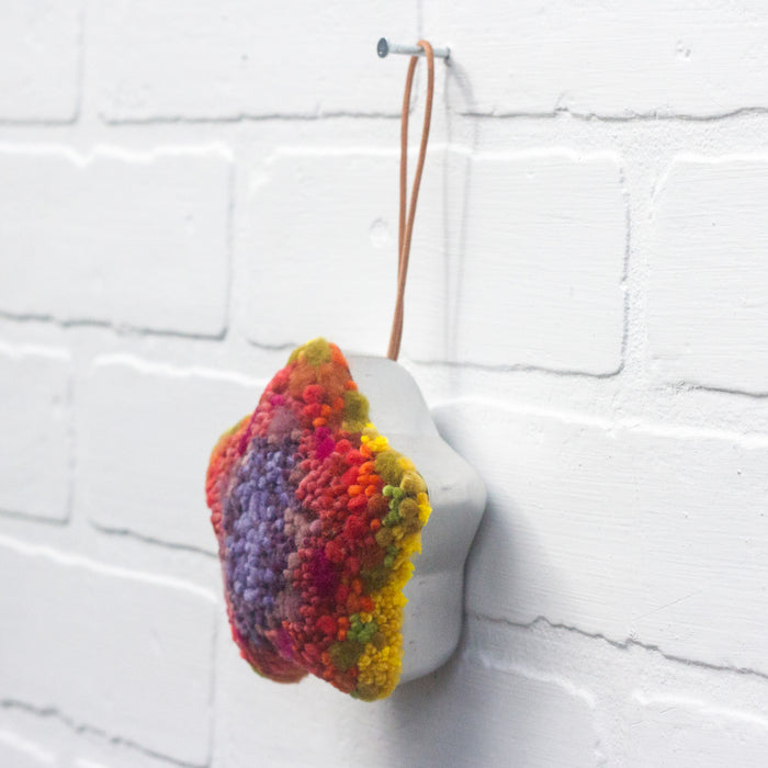 Rainbow Star Puff | Ornament or Everyday Art