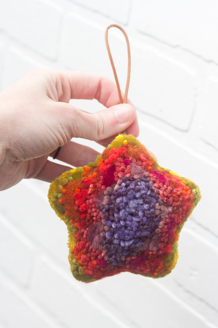 Rainbow Star Puff | Ornament or Everyday Art