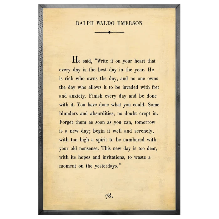 Ralph Waldo Emerson Art Print