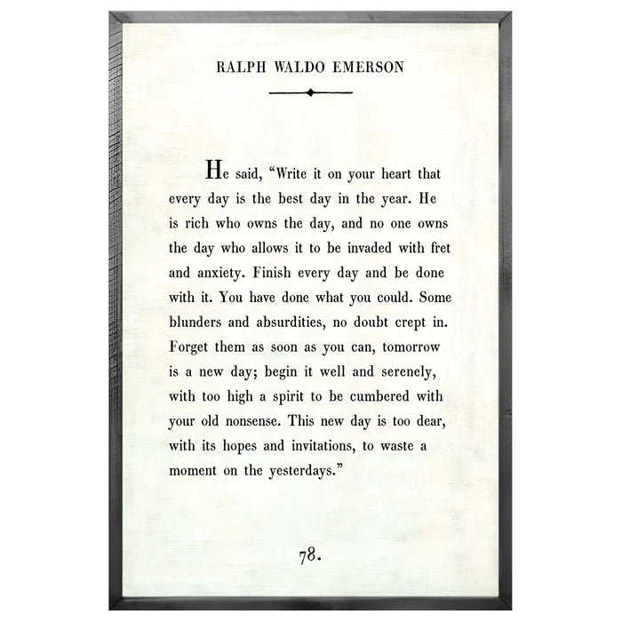 Ralph Waldo Emerson Art Print