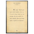 Ray Bradbury - Book Collection Art Print