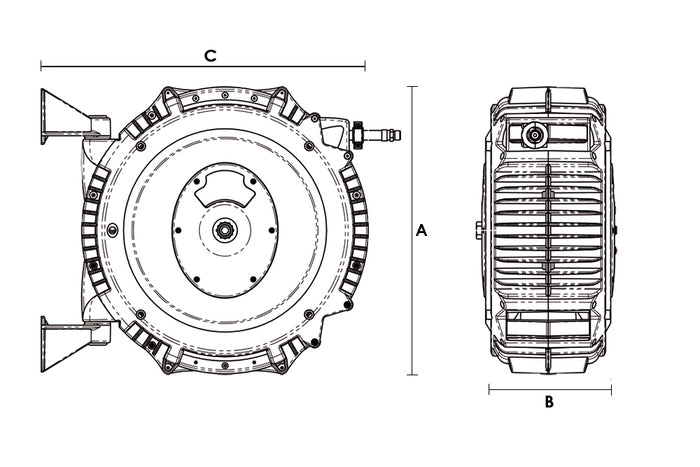 ReCoila WP Series: Chemical Hose Reels